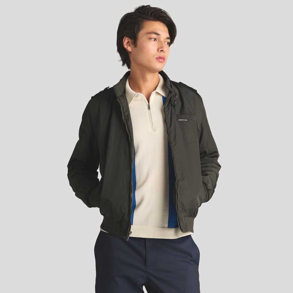 Men's Iconic Racer Quilted Lining Jacket (Slim Fit)